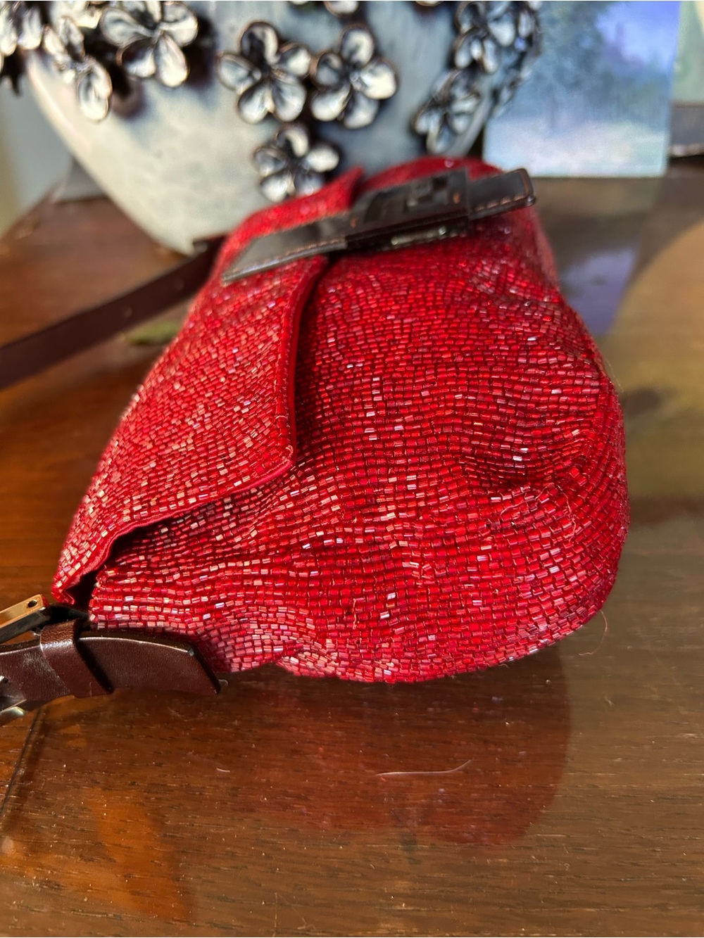 Vintage Fendi Baquette Beaded Bag - Picture 4 of 9